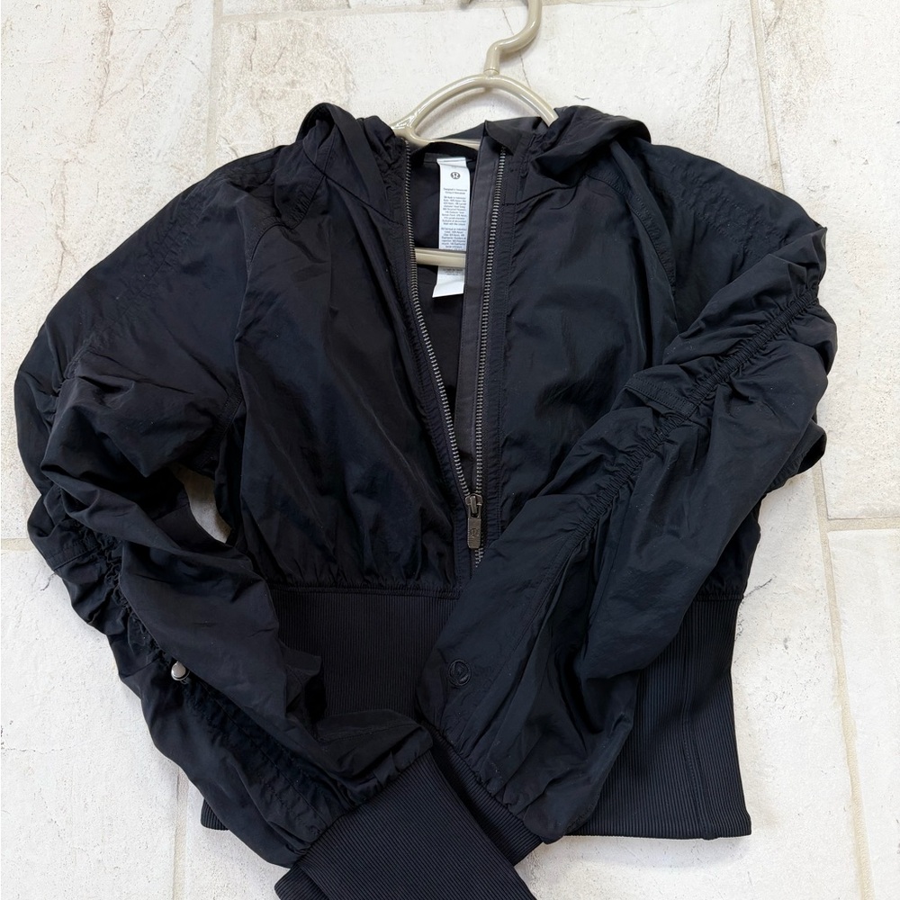 lululemon athletica Black Bomber Jacket